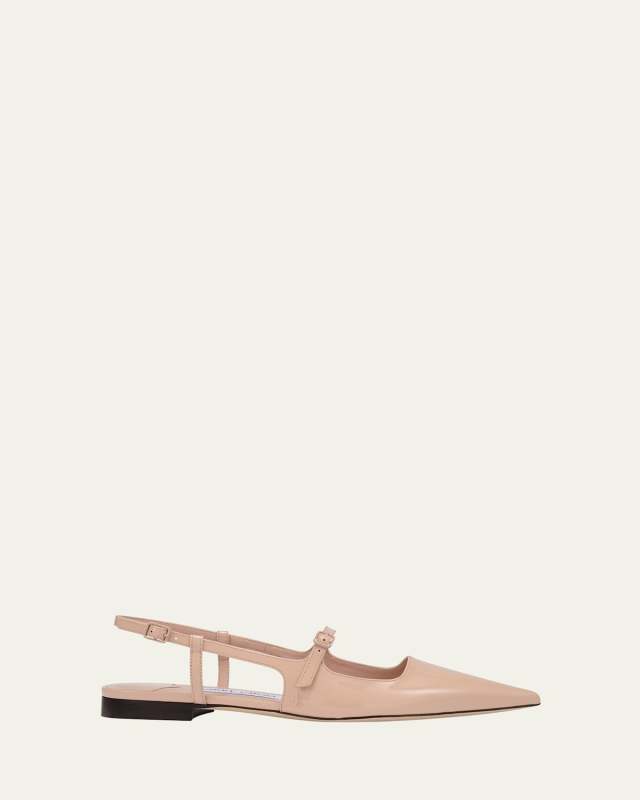 Didi Leather Mary Jane Slingback Flats